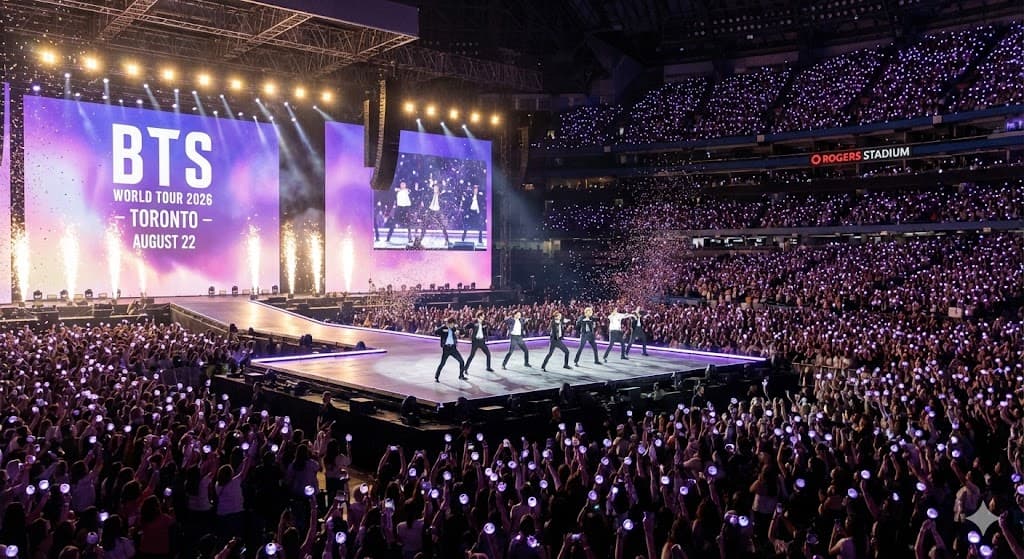 BTS가 돌아온다! 2026년 8월 토론토 로저스 스타디움서 2회 공연 확정